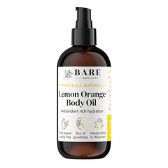 Bare Botanics 100% Pure & Natural Moisturizing Body Oil – Mint, Lavender Tea Tree, Lemon Orange & Unscented – Hydrating Skin & Nail Oil, Vegan, Cruelty-Free, Naturally Scented, 8 oz