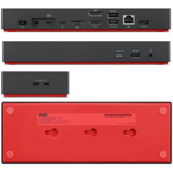 Lenovo Thinkpad Thunderbolt 4 Workstation Dock (40B00300US) - Black