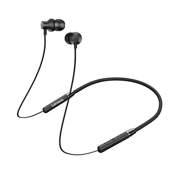 Lenovo Neckband Bluetooth Earphone – Black