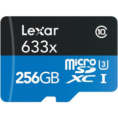 Lexar MicroSDXC Memory Card With Adapter 256GB
