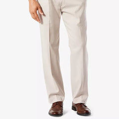Dockers Men's Big & Tall Easy Classic Pleated Fit Khaki Stretch Pant