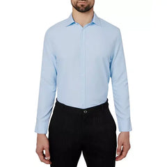 Calabrum Men's Regular Fit Solid Wrinkle Free Performance Dress Shirt