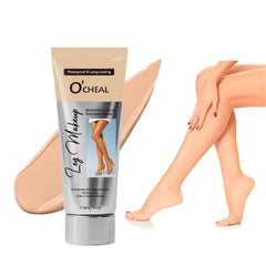 O’CHEAL Waterproof Leg Makeup Cream, No Transfer Tattoo Cover Up&Scar Concealer, Long Lasting Body Foundation for Flawless Skin, Leg Varicose Vein Cover Up, Suitable All Skin Tones