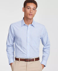 B By Brooks Brothers Men's Regular-Fit Check Broadcloth Dress Shirt - Light Pastel