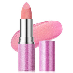 Erinde Glitter Shine Lipstick, Pearl Diamond Shimmery Creamy Lipcolor, Hydrating Glimmer Finish Lipsticks with Creamy Texture, Long Lasting High Pigmented Metallic Lip Stick Lip Stain