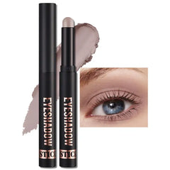 Erinde Shimmer Cream Eyeshadow Stick, Long Lasting Metallic Eye Shadow Stick, Waterproof Creamy Glitter Eyeshadow Pencil, High Pigment Blendable Neutral Eye Makeup