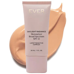EVER Daylight Radiance Tinted Moisturizer SPF 32 — Mineral Broad-Spectrum + Hydrating Coverage, Lightweight Glow Enhancer