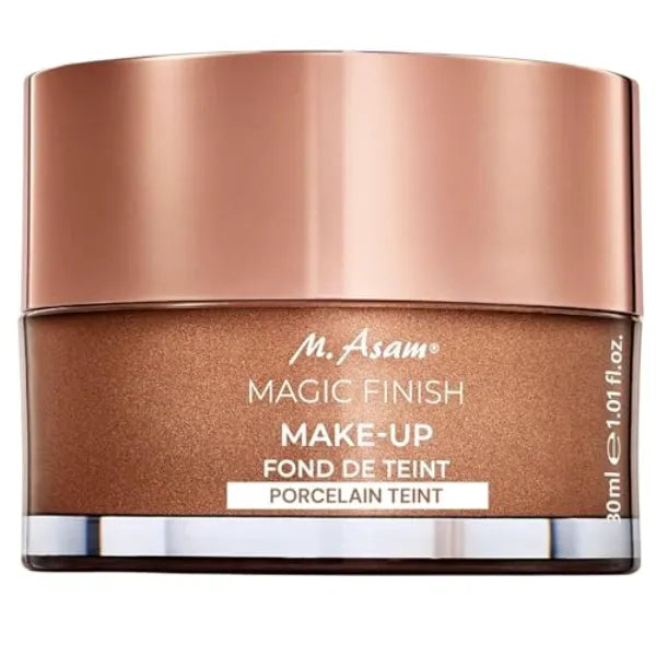 M. Asam Magic Finish Make-Up Mousse 4in1 Primer, Foundation, Concealer & Powder With Buildable Coverage, Hides Redness And Dark Spots (1.01 Fl Oz)