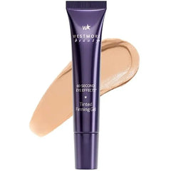 Westmore Beauty 60 Second Effects Tinted Firming Gel Under Eye Cream For Puffiness And Bags Under Eyes