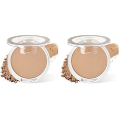 JOAH Perfect Complexion Cashmere Powder Foundation, Medium Face Coverage, Matte Finish, Korean Makeup, Compact Design For Oily & All Skin Types