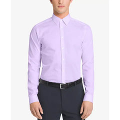 Calvin Klein Men's Slim-Fit Non-Iron Herringbone Dress Shirt