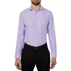 Calabrum Men's Regular Fit Solid Wrinkle Free Performance Dress Shirt