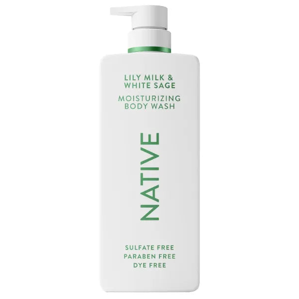 Native Moisturizing Body Wash | Contains Naturally Derived Ingredients | For Women & Men, Sulfate, Paraben, & Dye Free Leaving Skin Soft and Hydrated - 22 oz
