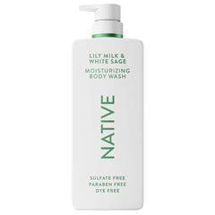Native Moisturizing Body Wash | Contains Naturally Derived Ingredients | For Women & Men, Sulfate, Paraben, & Dye Free Leaving Skin Soft and Hydrated - 22 oz