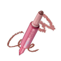 fwee Long Lasting Dual Coloring Stick Lip Liner, Pretty Savage All in one dual stick, Retractable Lip Liner Lipstick Combo, Satin Finish Smooth glide, Smudge proof