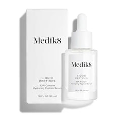 Medik8 Liquid Peptides Advanced MP Peptide Serum Face Serum for Wrinkle Reduction Hydrating and Supports Collagen, Hyaluronic Acid