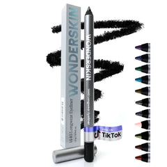 Wonderskin 1440 Longwear Waterproof Eyeliner Pencil - Sharpenable Eyeliner Pencil and Smudge Proof Eye Liner Pencils