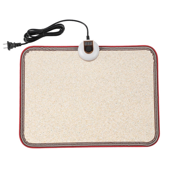 Livtribe AC 110V Heated Floor Mat - Electric Foot Warmer for Office & Home