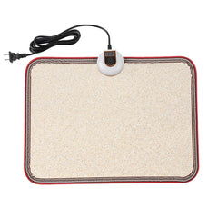 Livtribe AC 110V Heated Floor Mat - Electric Foot Warmer for Office & Home