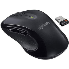 Logitech Advanced Full-Size Wireless Optical Mouse (910-005486) - Black