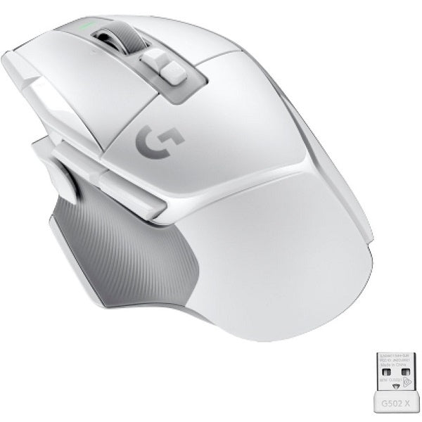 Logitech G502 X LIGHTSPEED Wireless Gaming Mouse (910-006187) - White