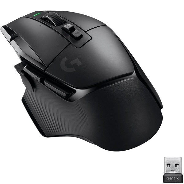 Logitech G502 X Lightspeed Wireless Gaming Mouse (910-006178) - Black