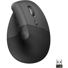 Logitech Lift Vertical Ergonomic Wireless Mouse (910-006466) - Graphite