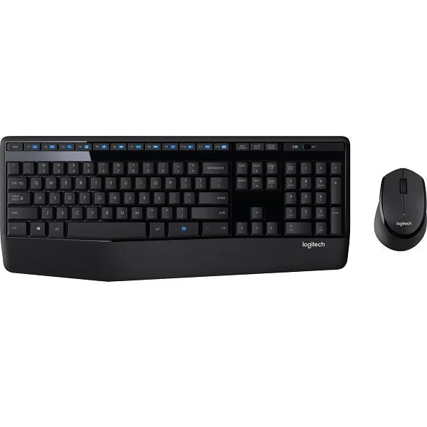Logitech MK345 Wireless Keyboard & Optical Mouse (920-006481) - Black