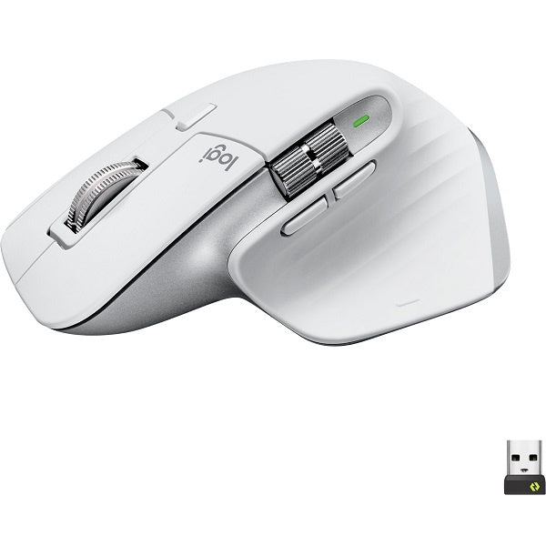 Logitech MX Master 3S Wireless Mouse Laser Mouse with Ultrafast Scrolling (910-006558) - Pale Gray