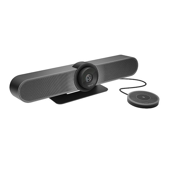 Logitech MeetUp 3840 x 2160 Video Conferencecam With Expansion Mic (960-001201) - Black