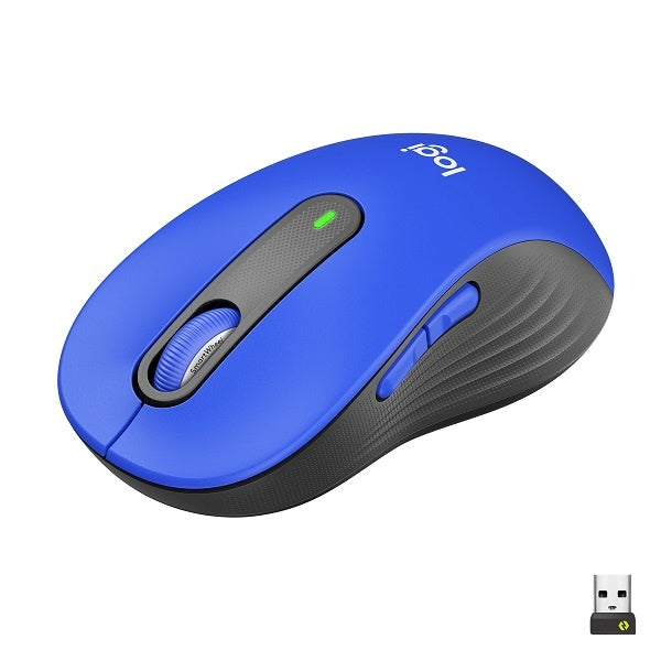 Logitech Signature M650 L Full-size Wireless Scroll Mouse with Silent Clicks (910-006232) - Blue