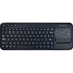 Logitech Wireless Touch Keyboard K400 with Built-In Multi-Touch (920-003070) - Black