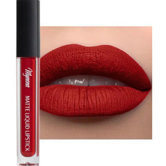 Mynena Liquid Matte Lipstick Long-Lasting Waterproof | Lightweight Comfortable Non-Drying | High Pigment Intense Color Lip Stain | Paraben-Free Talc-Free Vegan & Cruelty-Free