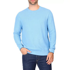 Tailorbyrd Textured Waffle Crew Neck Sweater