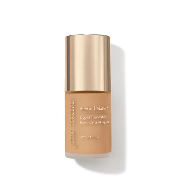 Jane Iredale Beyond Matte 3-in-1 Liquid Foundation, Long-wear, Buildable Coverage, Vegan, Clean, Cruelty Free, Semi Matte Finish