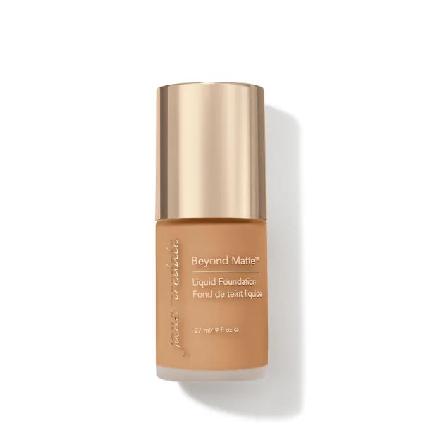 Jane Iredale Beyond Matte 3-in-1 Liquid Foundation, Long-wear, Buildable Coverage, Vegan, Clean, Cruelty Free, Semi Matte Finish