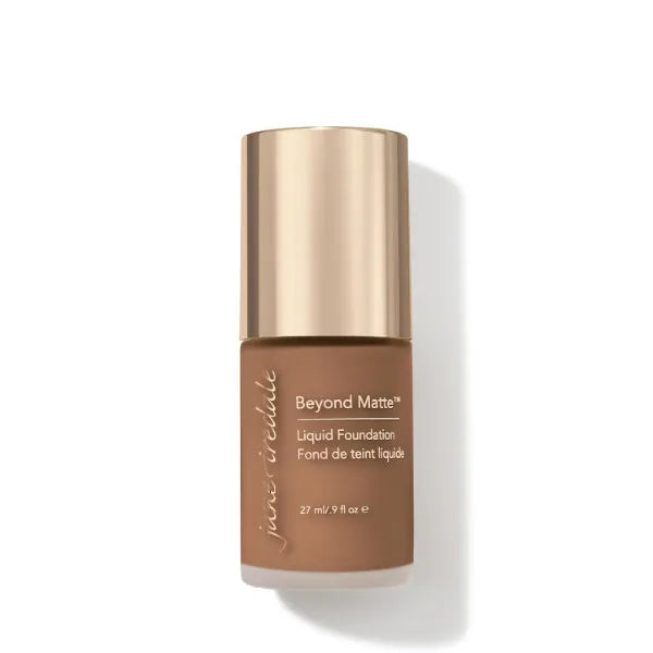Jane Iredale Beyond Matte 3-in-1 Liquid Foundation, Long-wear, Buildable Coverage, Vegan, Clean, Cruelty Free, Semi Matte Finish