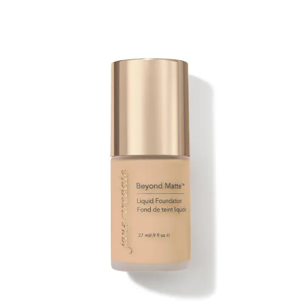 Jane Iredale Beyond Matte 3-in-1 Liquid Foundation, Long-wear, Buildable Coverage, Vegan, Clean, Cruelty Free, Semi Matte Finish