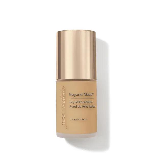 Jane Iredale Beyond Matte 3-in-1 Liquid Foundation, Long-wear, Buildable Coverage, Vegan, Clean, Cruelty Free, Semi Matte Finish