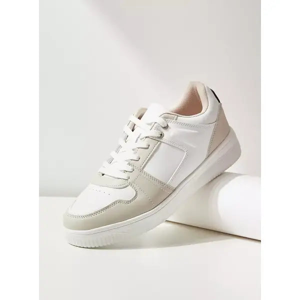 Textured | Lace-Up Sneakers