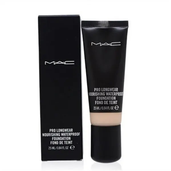 MAC COSMETICS PRO LONGWEAR FOUNDATION .85 OZ NW18 MAC COSMETICS/PRO LONGWEAR NOURISHING WATERPROOF FOUNDATION NW18 0.85 OZ LIGHT BEIGE WITH GOLD ROSE TNE FOR LIGHT TO MEDIUM SKIN