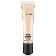 MAC COSMETICS STUDIO FOUNDATION 1.3 OZ NC40 MAC COSMETICS/STUDIO SCULPT SPF 15 FOUNDATION (NC40) 1.3 OZ (40 ML) MEDIUM PEACH W GOLD UNDERTONE FOR MEDIUM SKIN