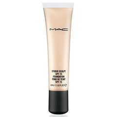 MAC COSMETICS STUDIO FOUNDATION 1.3 OZ NC40 MAC COSMETICS/STUDIO SCULPT SPF 15 FOUNDATION (NC40) 1.3 OZ (40 ML) MEDIUM PEACH W GOLD UNDERTONE FOR MEDIUM SKIN