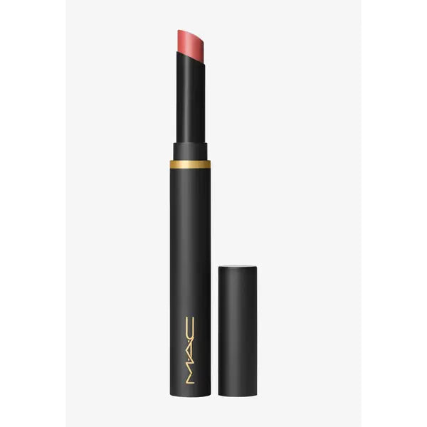 MAC Powder Kiss Velvet Blur Slim Stick - Brick Through for Women - 0.7 oz Lipstick