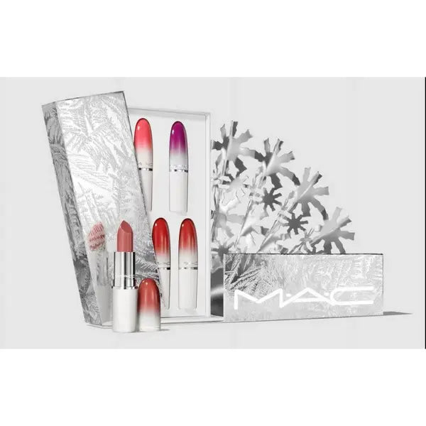 MAC, Set, H23 Frostbitten Kiss Lustreglass Lipstick, 5pc