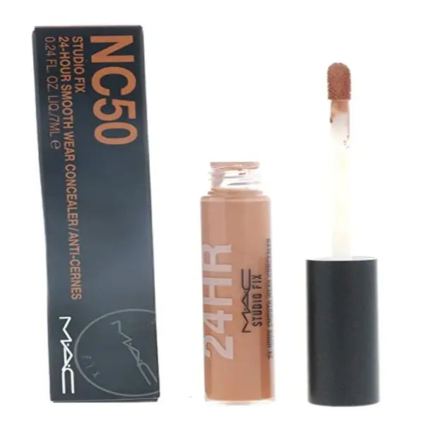 MAC COSMETICS STUDIO CONCEALER 0.23 OZ NC50 MAC COSMETICS/STUDIO FIX 24-HOUR SMOOTH WEAR CONCEALER (NC50) 0.23 OZ (7 ML)