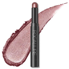 FOCALLURE Shimmer and Matte Cream Eyeshadow Stick,Smooth Brilliant Eye Brightener Pencil for Women,Long Lasting Waterproof Eye Shadow and Liners Makeup