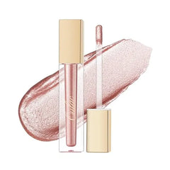 Oulac Pink Nude Metallic Shine Lipstick for Women, Dual Use for Lips & Eyeshadow, Long Lasting Lip Gloss, Metallic Matte High Impact Lip Color