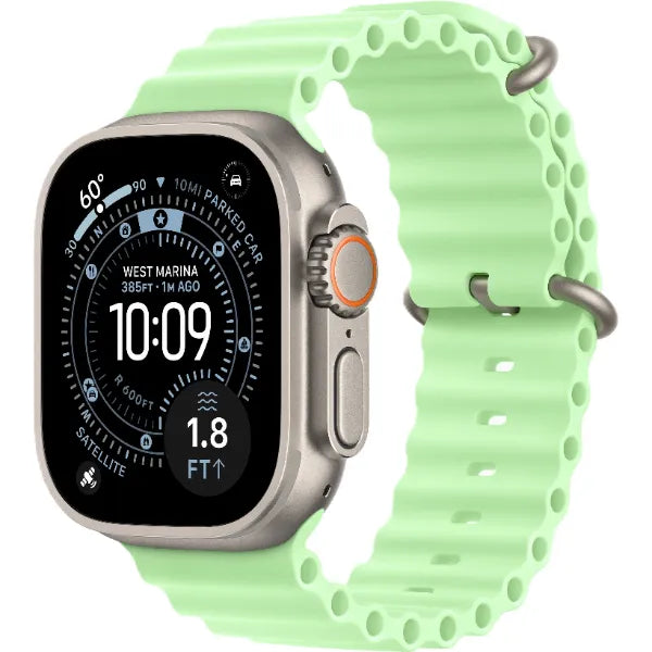 Apple Watch Ultra 3 49mm (2025) Titanium Case with Ocean Band (GPS + Cellular)