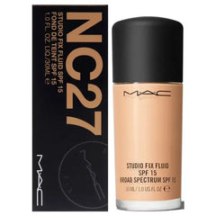 Mac Studio Fix Fluid SPF 15 NC27 Foundation 1 oz